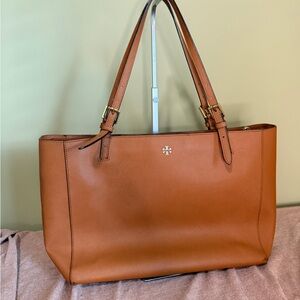 Tory Burch Brown Leather Tote